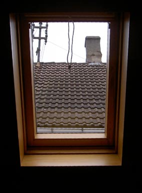 Dachfenster zuvor